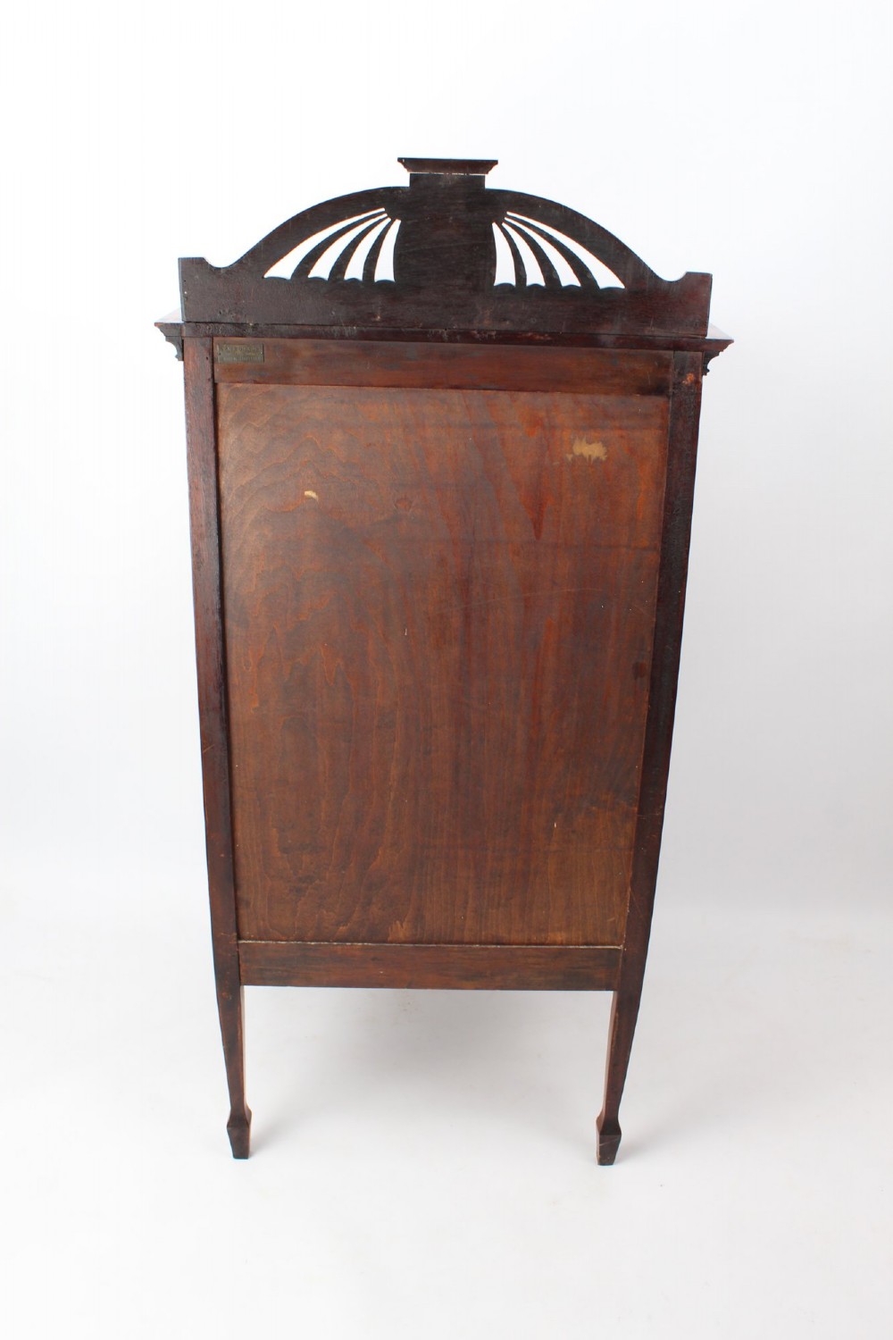 Edwardian Mahogany & Inlaid Music Cabinet with Label View XII