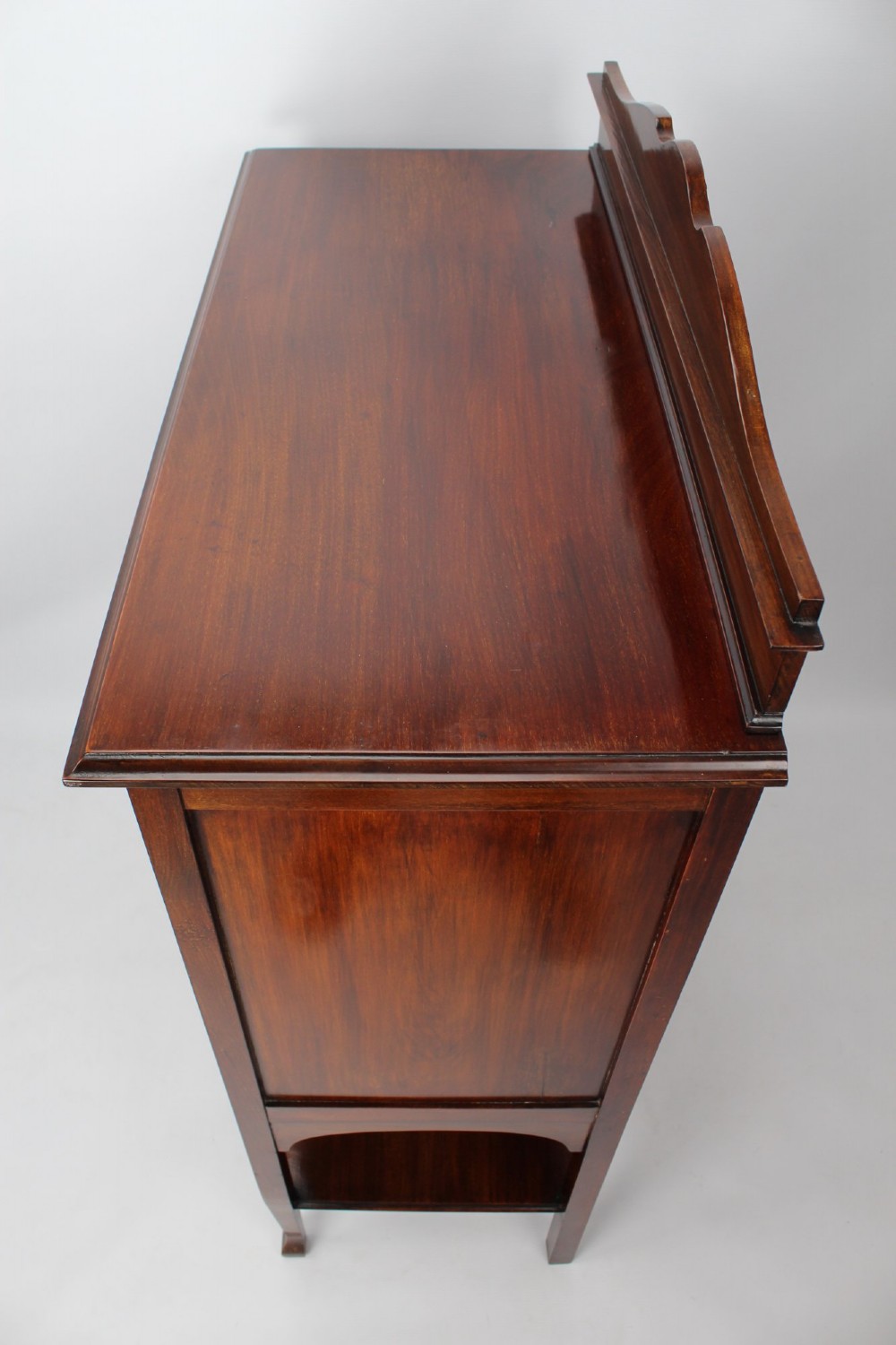 Antique Edwardian Mahogany Music Cabinet View IV