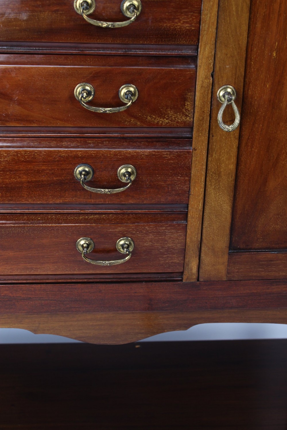 Antique Edwardian Mahogany Music Cabinet View VIII