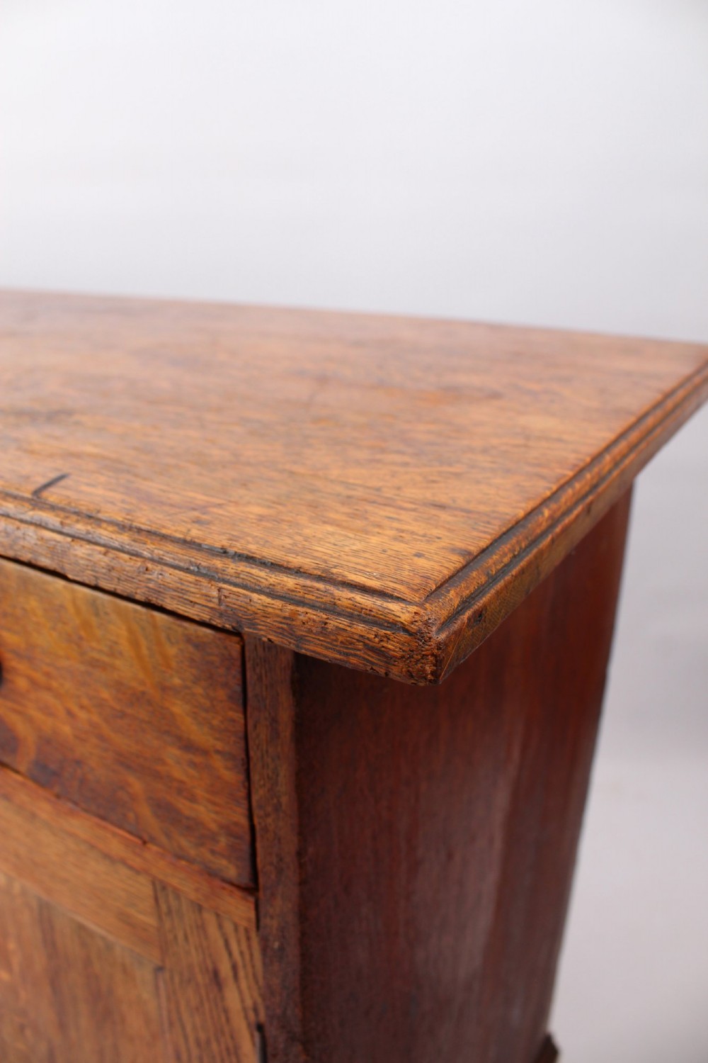 Slim Edwardian Oak Desk View IX
