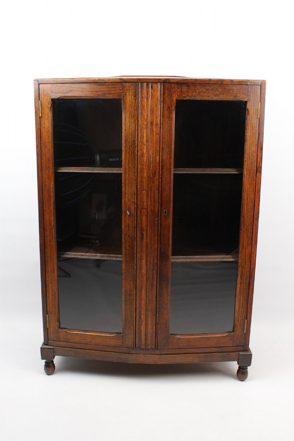Small & Slim 1920s Oak Bookcase