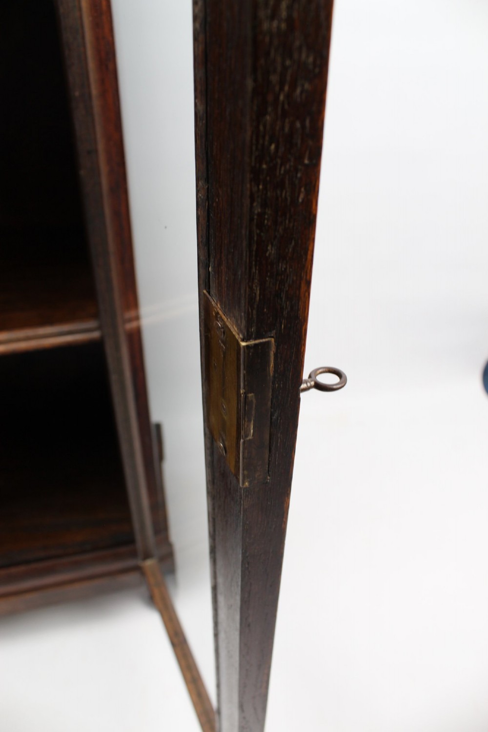Small & Slim 1920s Oak Bookcase View IX