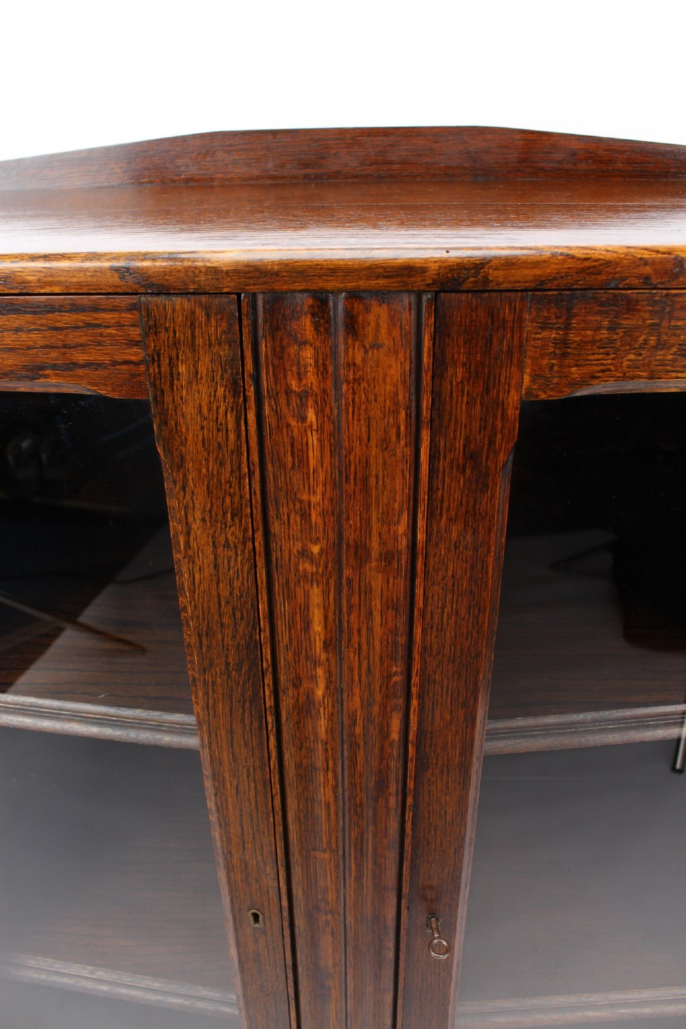 Small & Slim 1920s Oak Bookcase View X