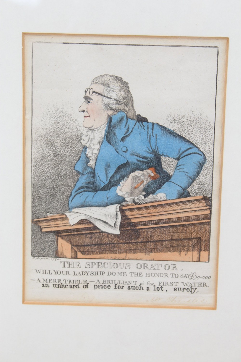 Set 4 Antique Georgian Etchings by Robert Dighton Prints View VI