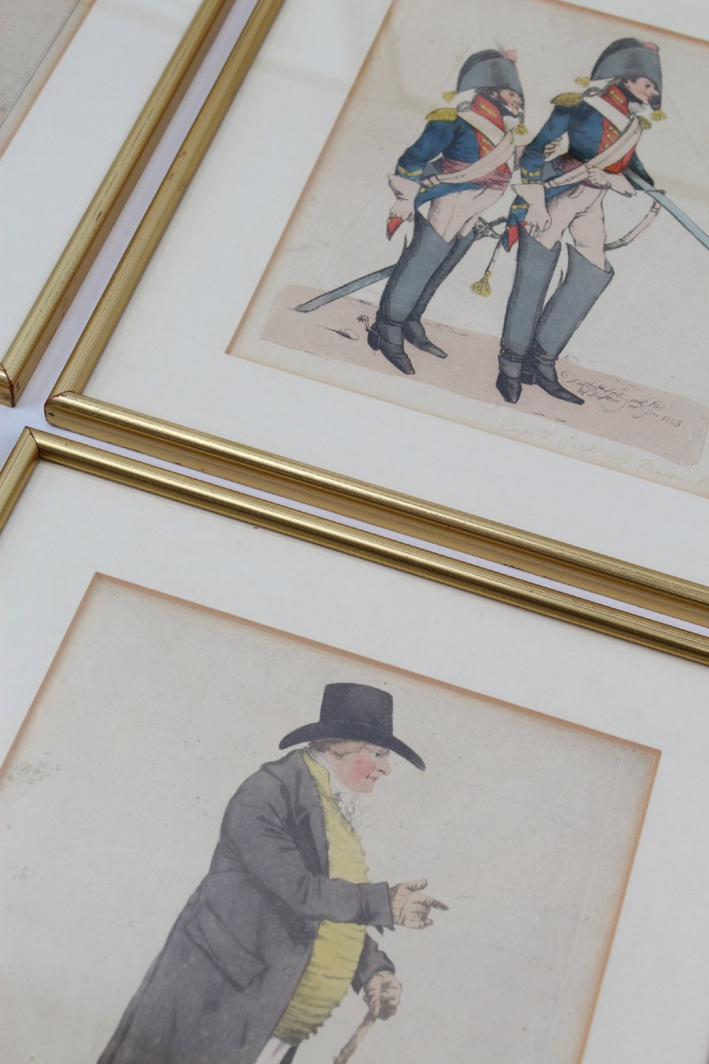 Set 9 Antique Georgian Etchings by Robert Dighton View III