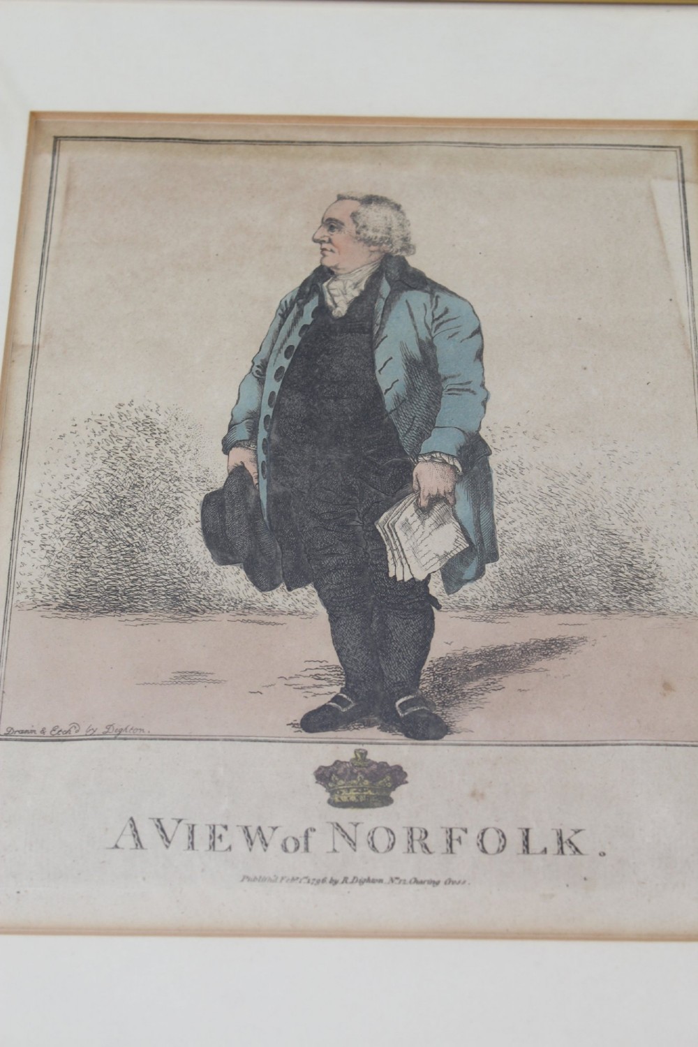 Set 9 Antique Georgian Etchings by Robert Dighton View IX