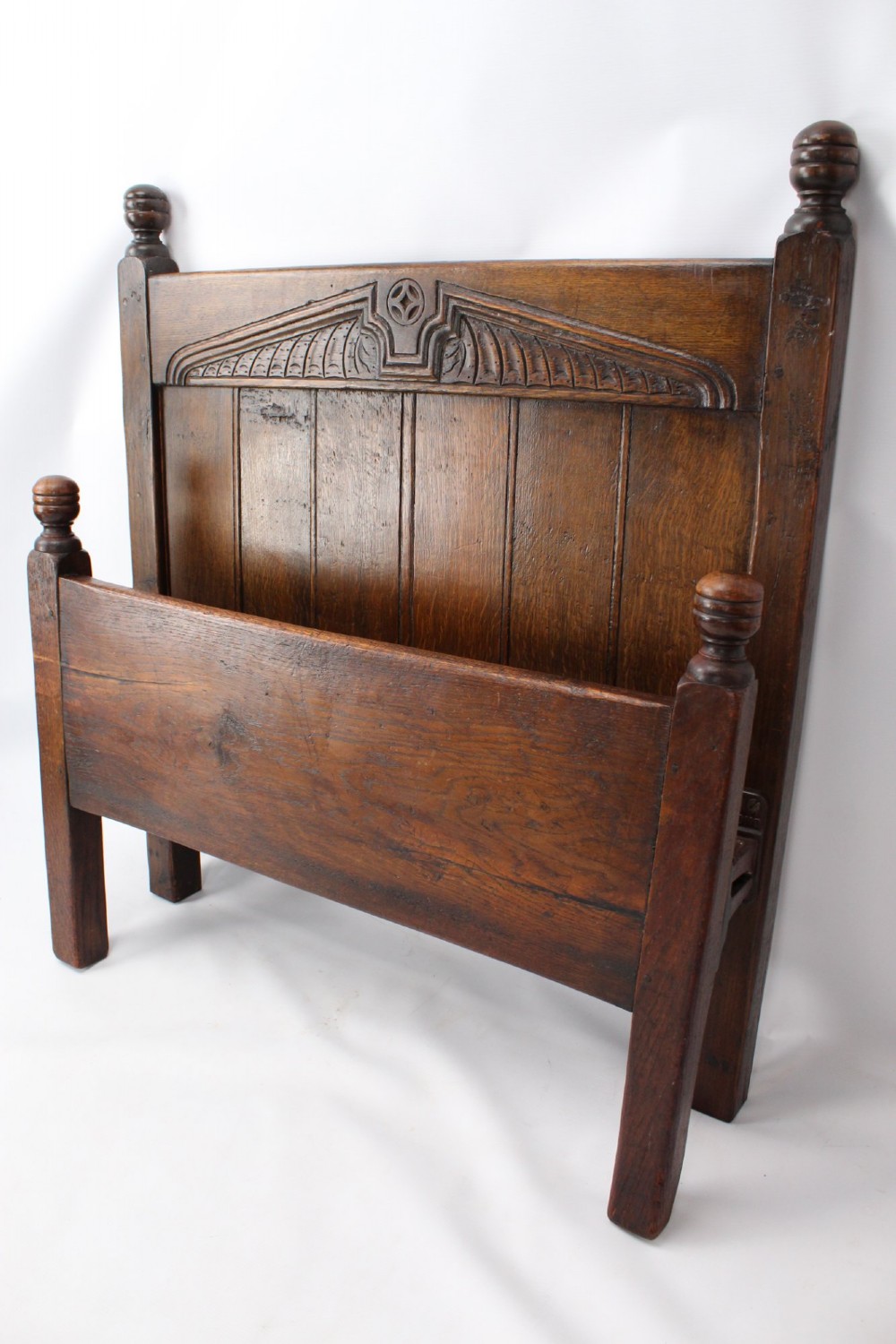Edwardian Oak Single Bed View III