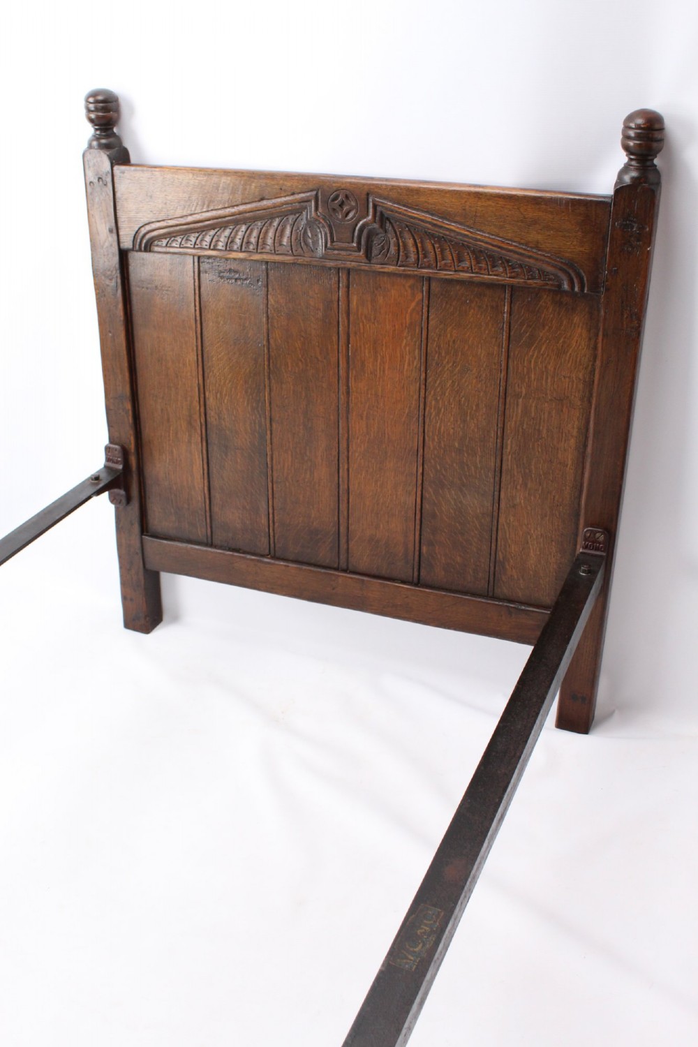 Edwardian Oak Single Bed View IV