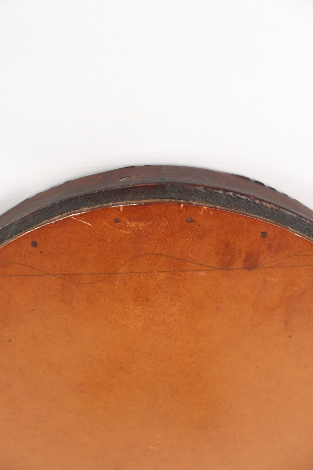 Edwardian Walnut Framed Oval Mirror View XII