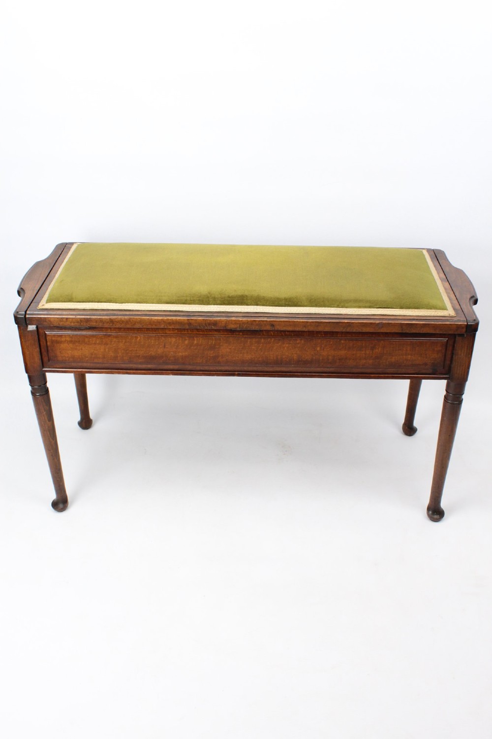 Antique Edwardian Duet Piano Stool