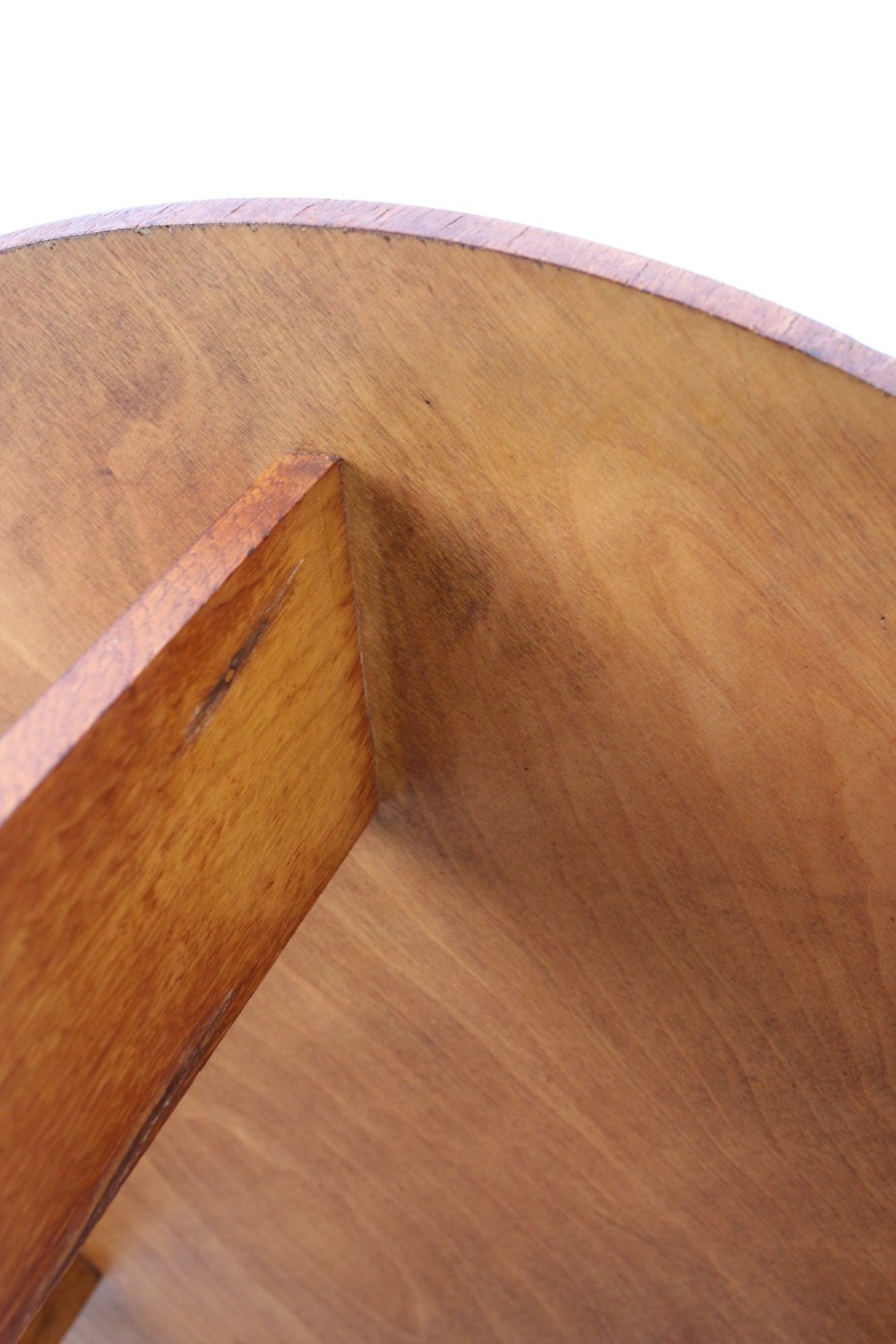Circular Art Deco Oak Coffee Table View VII