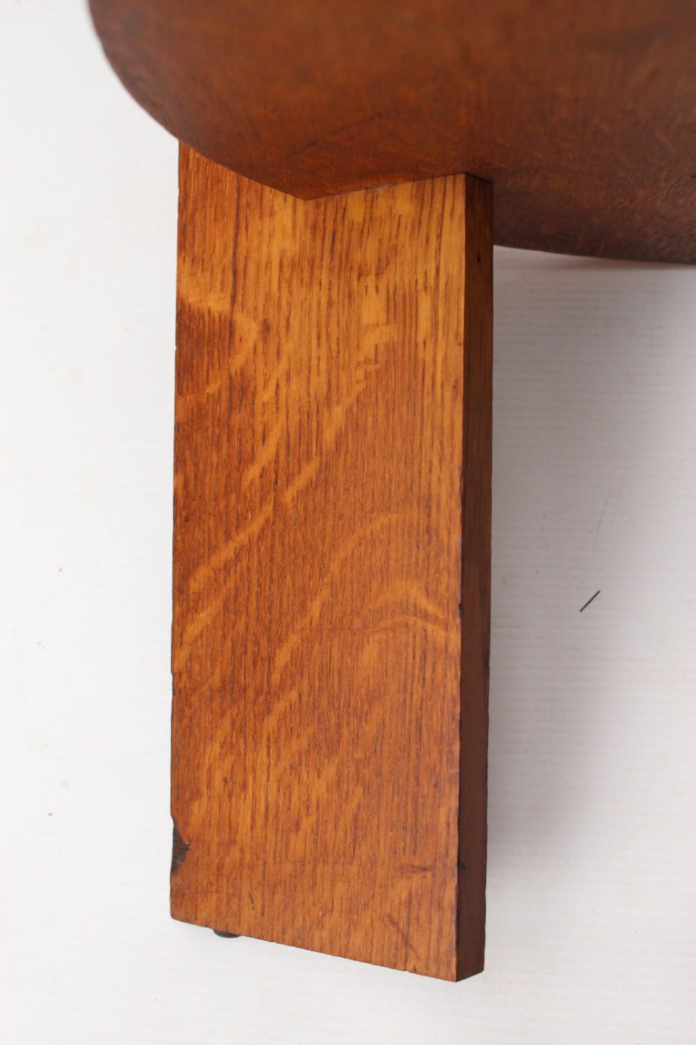 Circular Art Deco Oak Coffee Table View IX