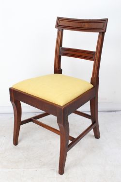 ANTIQUE REGENCY MAHOGANY DESK CHAIR