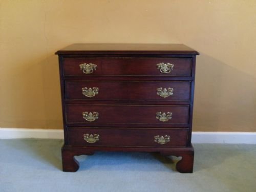 A Small 19thc Mahogany Chest