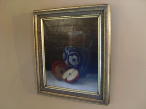 A 19thc Oil on Canvas