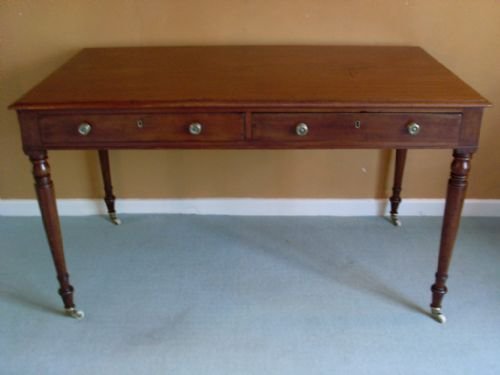 A 19thc Mahogany Library or Writing Table