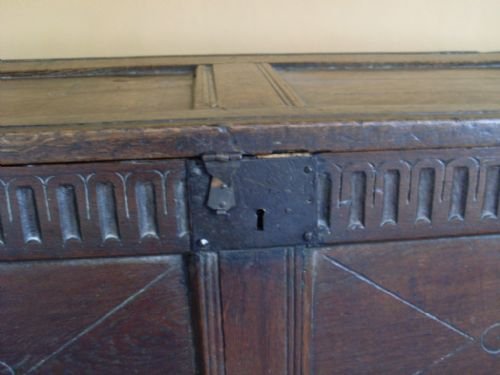 fig 1. An antique oak coffer