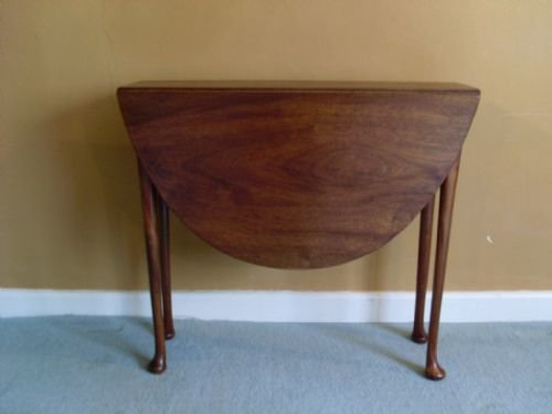 A Tiny Georgian Mahogany Dropleaf Supper Table