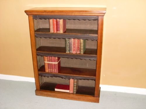A Small Edwardian Open Bookcase