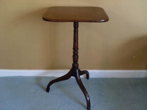 A Small Regency Mahogany Tilt Top Tripod Table