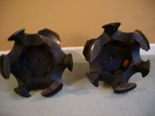 fig 1. A pair of 19thC ebonized vase or urn stands by VOKINS London