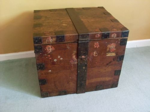 A 19thc Oak Silver Trunk