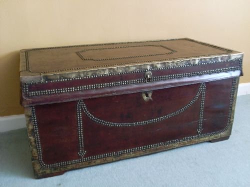 An Early 19thc Campaign Trunk