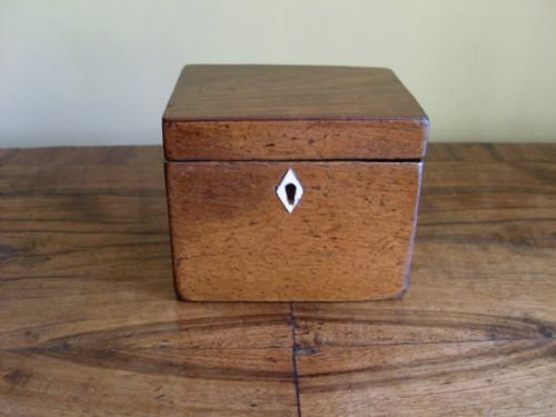A Late Georgian Single Tea Caddy