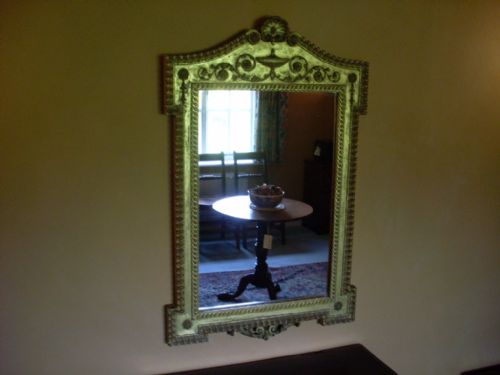 A Late 19thc Gilded Pier Mirror