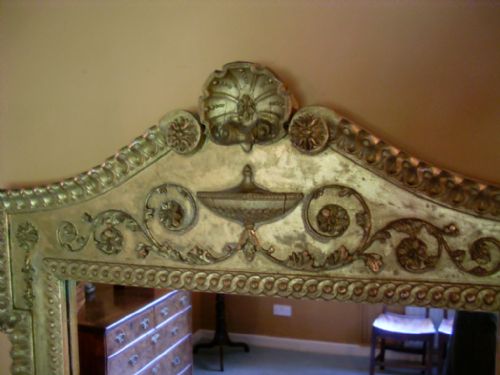 fig 1. A late 19thC gilded pier mirror