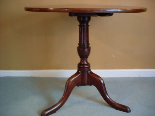 A Georgian Mahogany Tripod Table