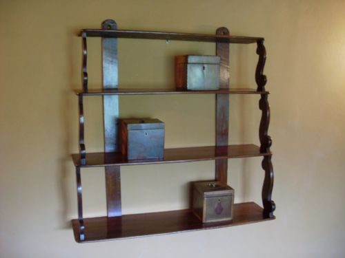 fig 1. A set of 19thC wall shelves
