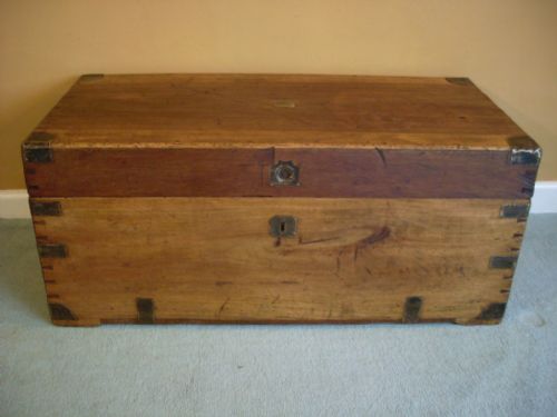 A Colonial Military Campaign Trunk.