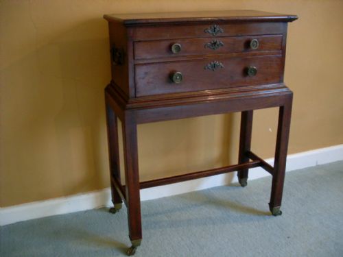 A Georgian Artists Campaign Chest on Stand.