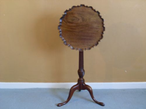 A 19thc Tilt Top Tripod Table