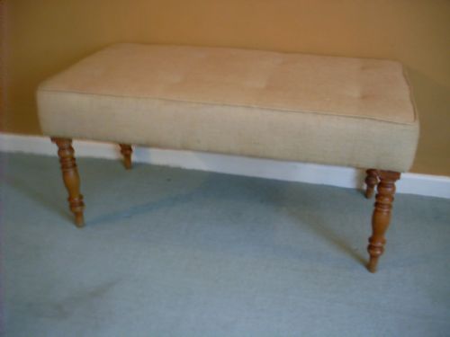 A Large 19thc Elm Legged Stool