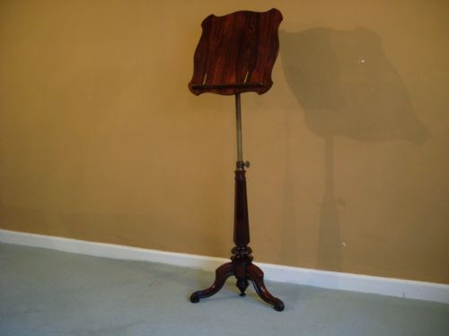 A William IV  Rosewood Music Stand