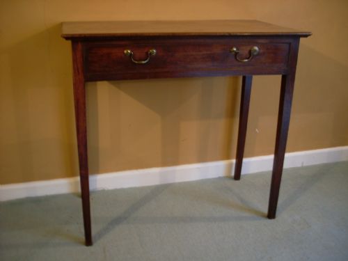 A Georgian Mahogany Side Table