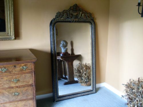 A 19thc French Overmantle Mirror