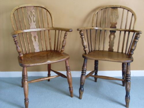 A Pair of Similar Windsor Chairs