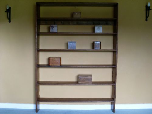 A Set of 19thc Open Wall Shelves