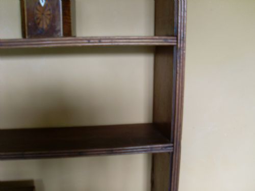 fig 1. A set of 19thC open wall shelves