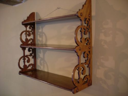A Set of 19thc Wall Shelves