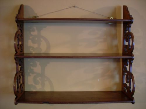 fig 1. A set of 19thC wall shelves