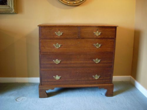 A Georgian Country Made Oak Chest