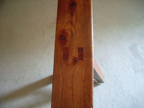 fig 1. A pair of French cherrywood benches