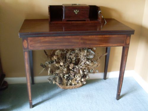 A 19thc Sheraton Design Tea Table
