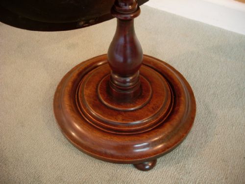 fig 1. 19thC mahogany shaving mirror