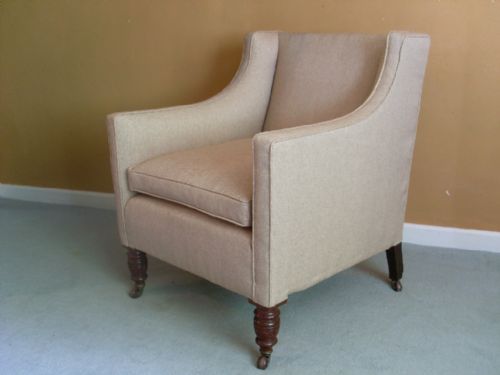 fig 1. A Victorian upholstered library chair