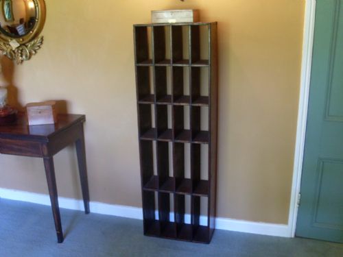 A Set of 19thc Mahogany Pigeon Holes